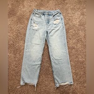 American Eagle Outfitters Highest Rise 90s Boyfriend Light Blue Jeans